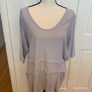 EUC Worn Once Saga Made in Italy Shirt Sleeve Top 100% Cotton Large